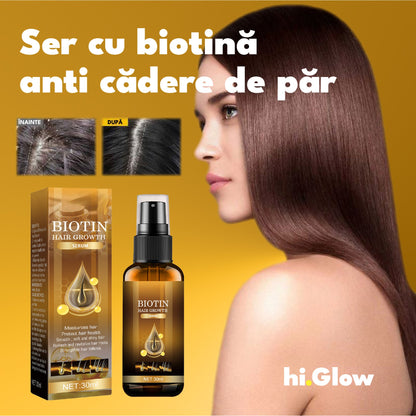 Ser pentru Creșterea Părului cu Biotină - hi.Glow